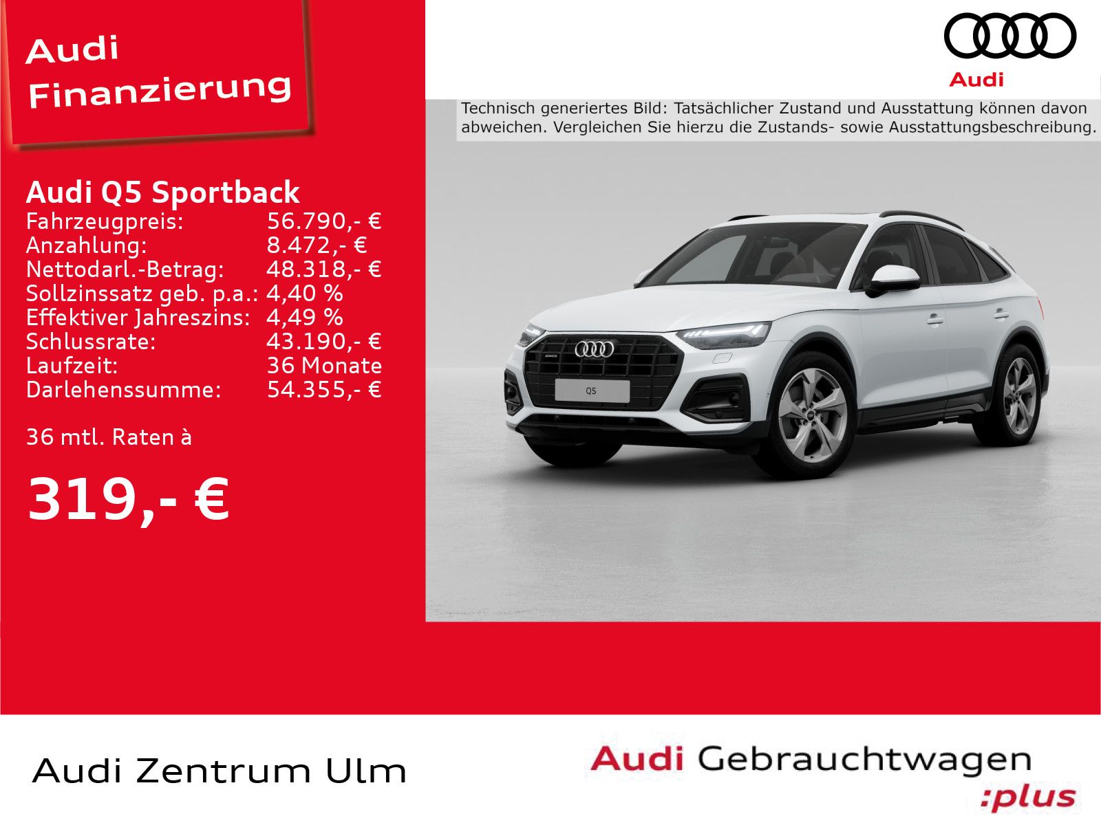 Audi Q5 Sportback 45 TFSI quattro - Samsaru's Car Outlet