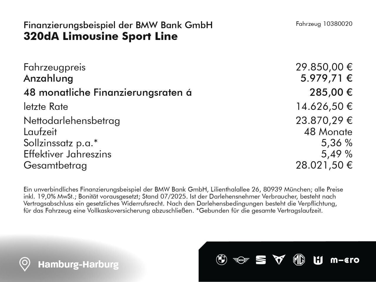 BMW 320dA Limousine Sport Line - Samsaru's Car Outlet