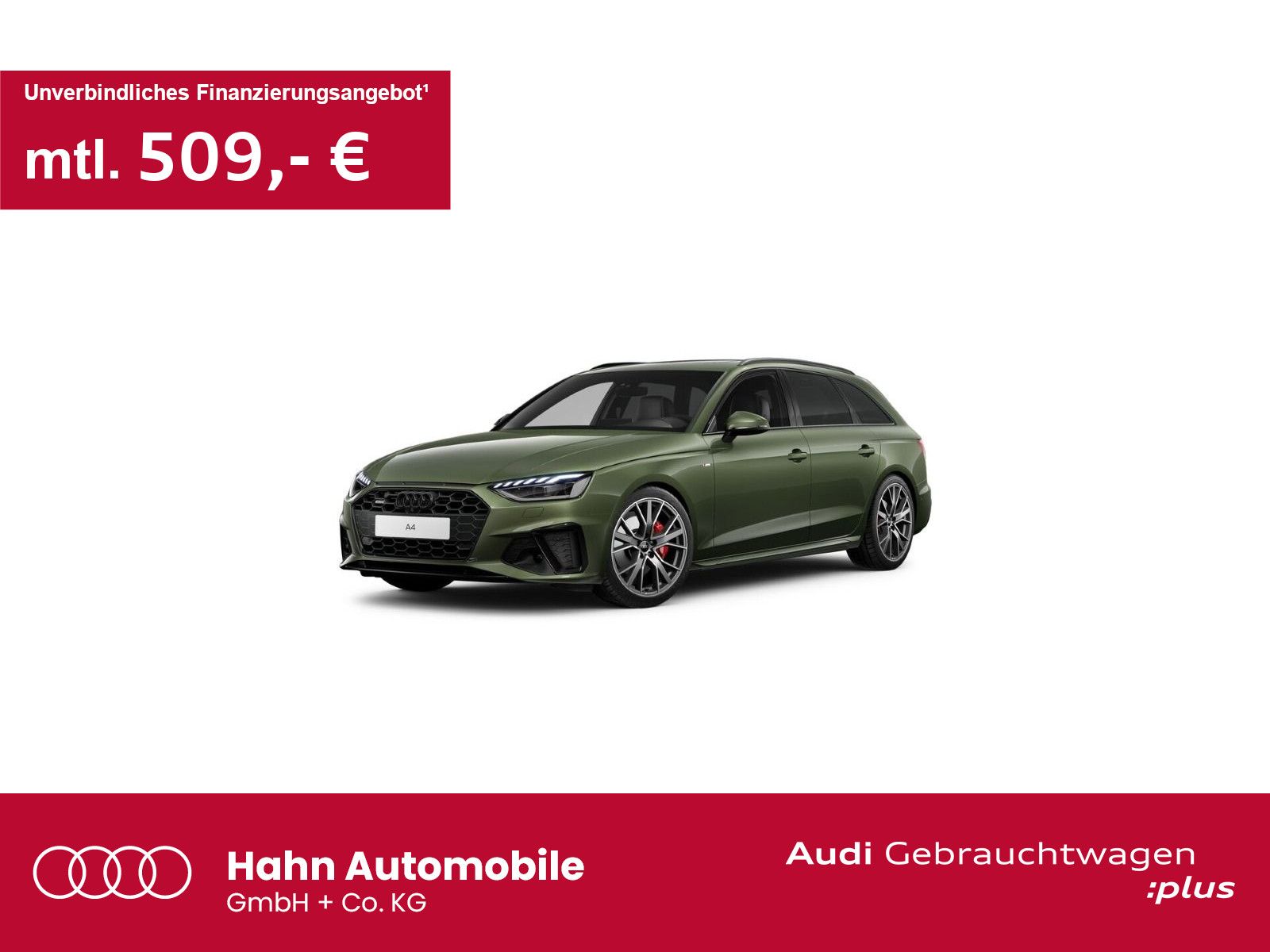 Audi A4 Avant 40 TFSI quattro S line AHK B&O Matrix N