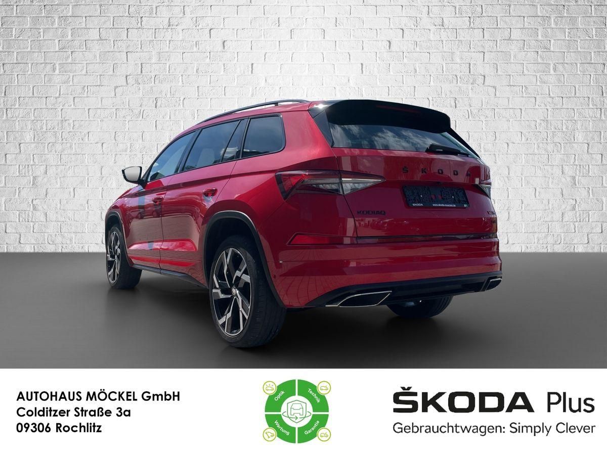 Skoda Kodiaq RS 4x4 DSG/AHK/NAVI/Standheizung/Canton