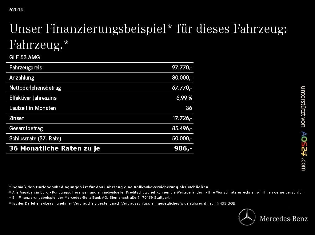 Mercedes-Benz GLE 53 AMG PREMIUM PLUS CARBON PANO MASSAGE