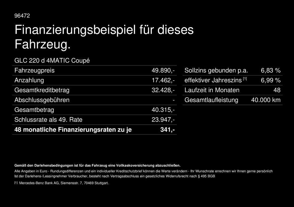 Mercedes-Benz GLC 220 d 4M Coupé AMG - Samsaru's Car Outlet