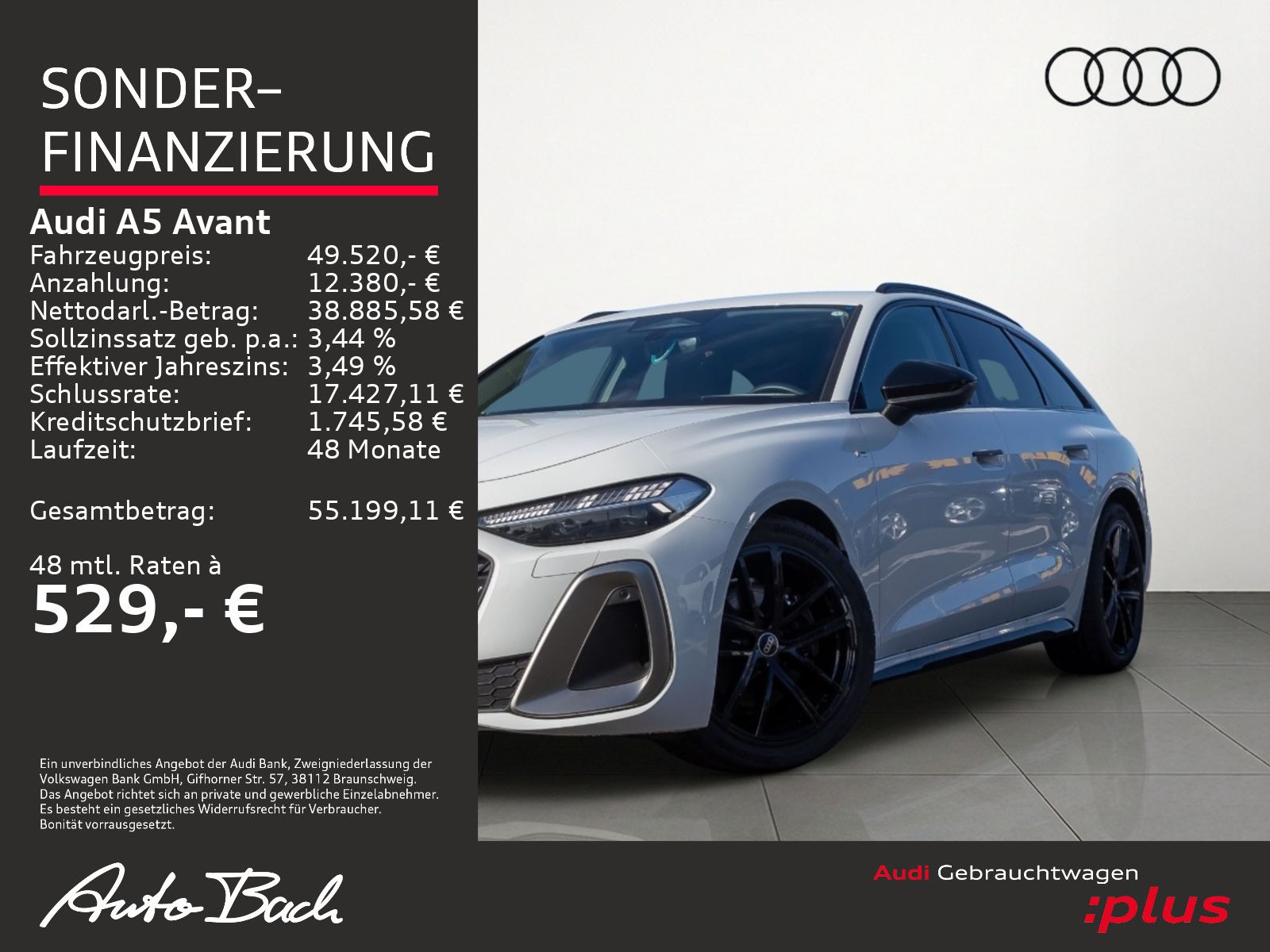 Audi A5 Avant S line edition one TFSI qu. Stronic B&O