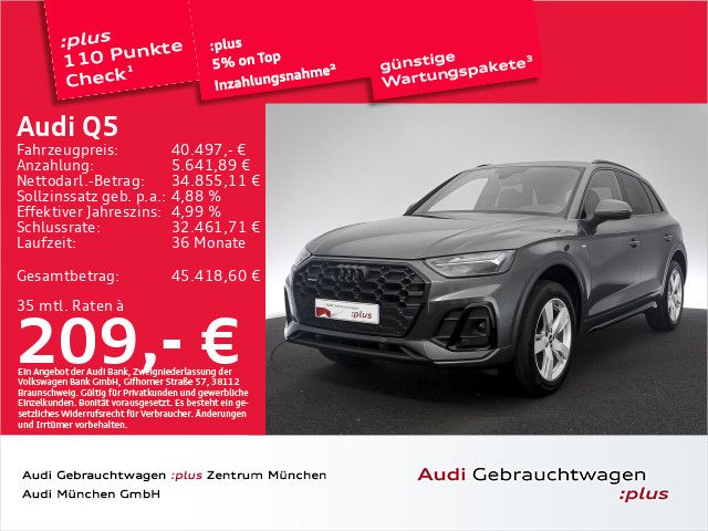 Audi Q5 40 TDI qu. S tronic 2x S line StdHzg/AHK/Navi