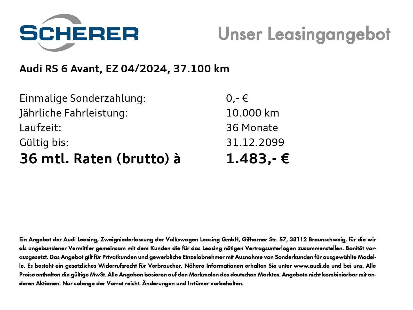 Audi RS 6 Avant HUD B&O STANDHEIZUNG