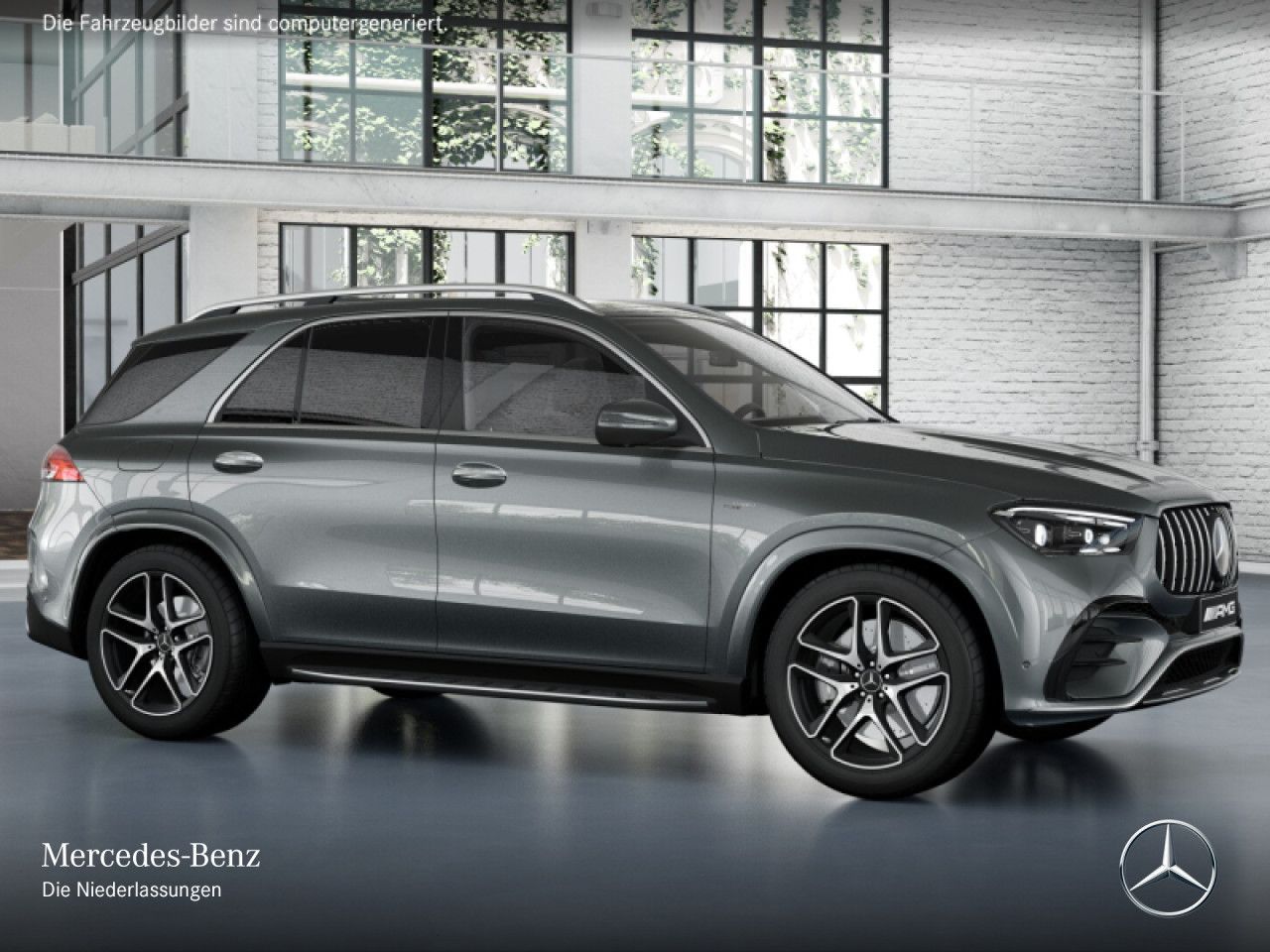 Mercedes-Benz GLE 53 4M PANO+360+AHK+MULTIBEAM+21"+SPUR+TOTW