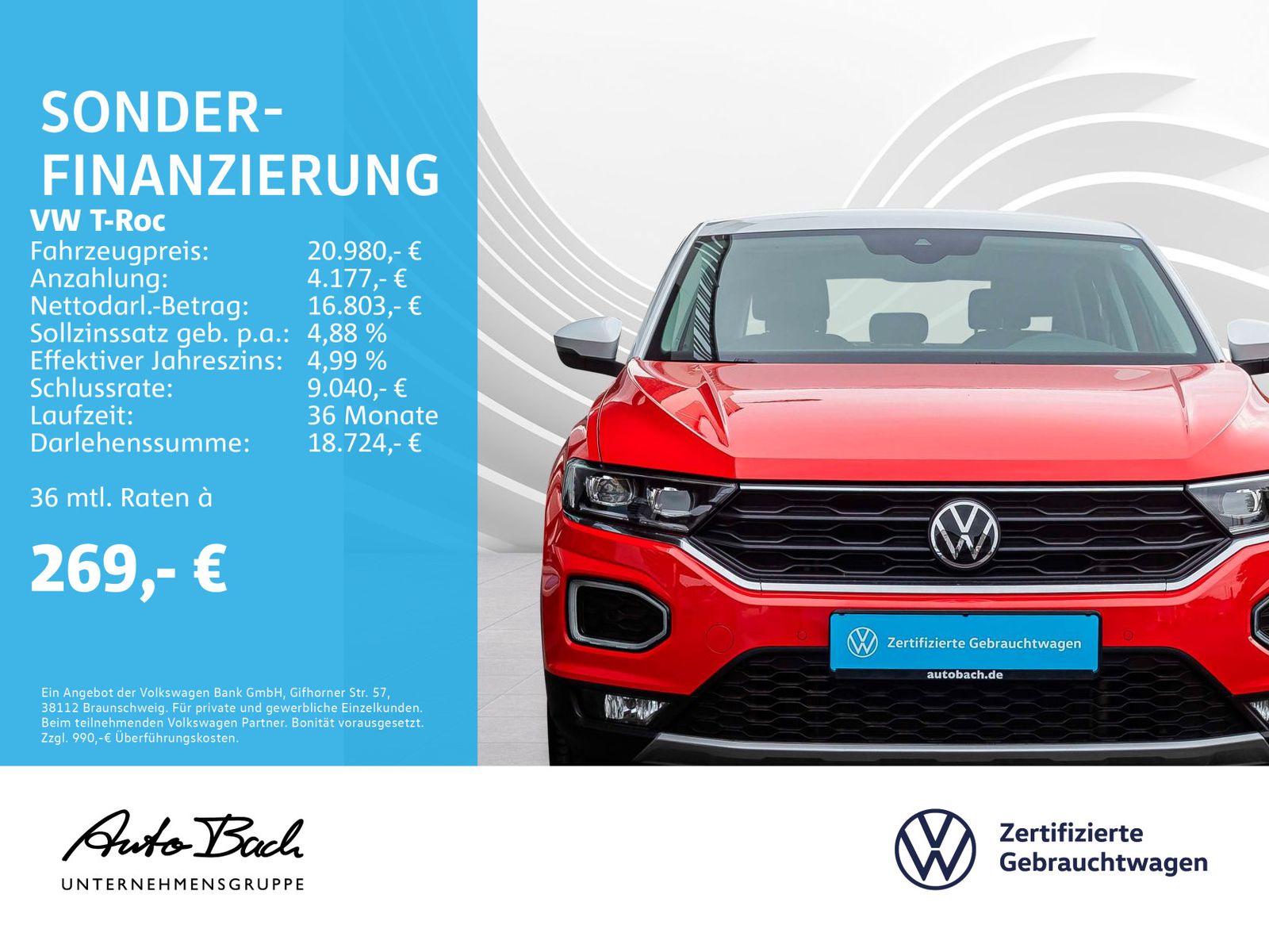Volkswagen T-Roc 1.0 TSI Style - Samsaru's Car Outlet