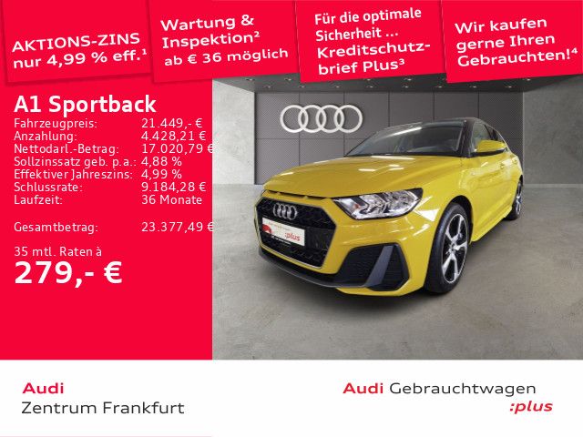 Audi A1 Sportback 25 TFSI S line DAB VC Tempomat