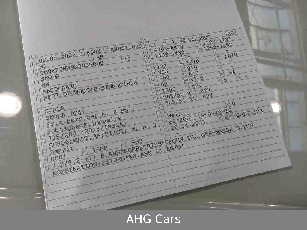 Skoda Scala Ambition Clever 1.0 TSI DSG - Samsaru's Car Outlet