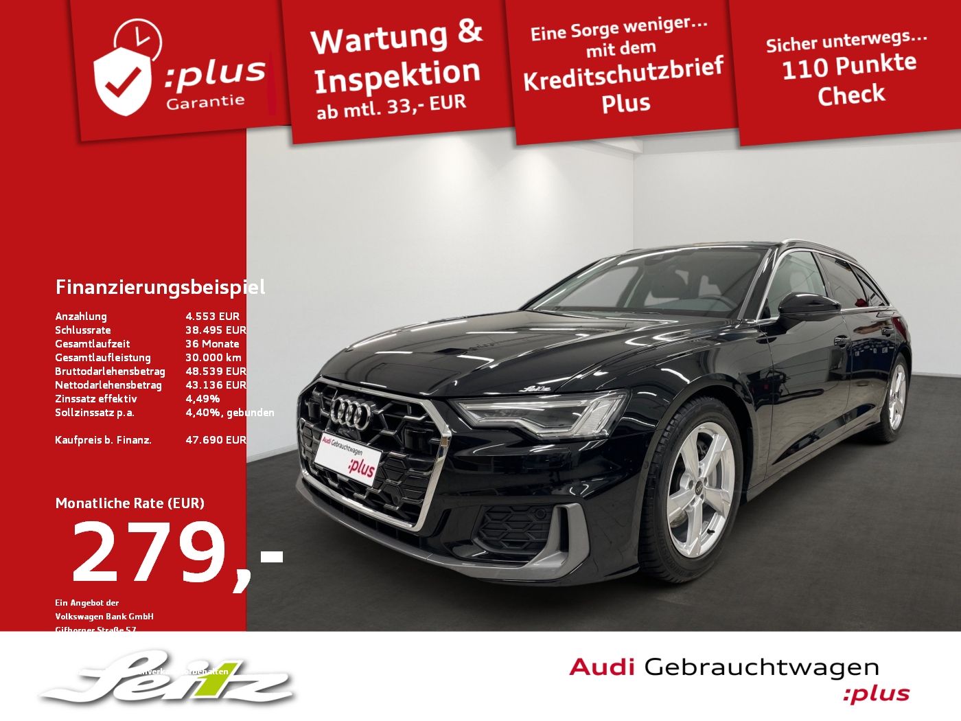 Audi A6 Avant 45 TFSI quattro S line *AHK*MATRIX*KAME