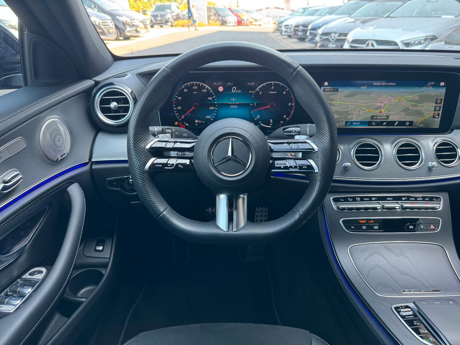 Mercedes-Benz E 400d 4M AMG+Burm+Pano+AHK+Distr+Memory+Night