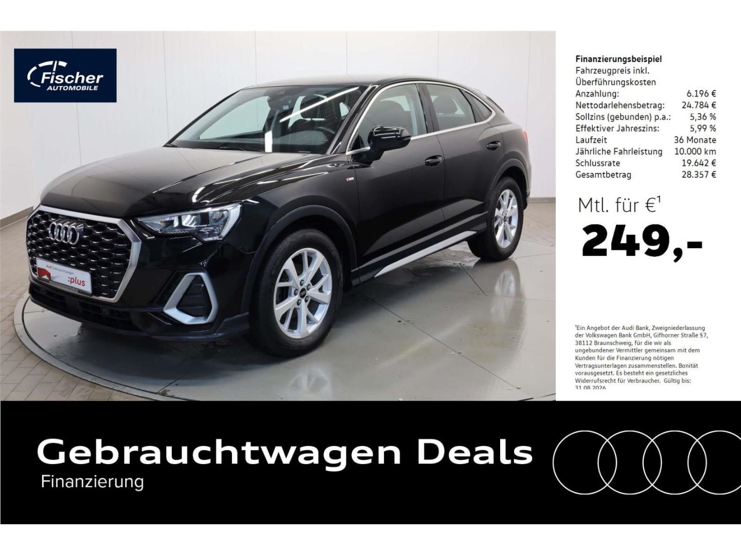 Audi Q3 Sportback 35TDI S line S-Tronic AHK/NAV/Dina.