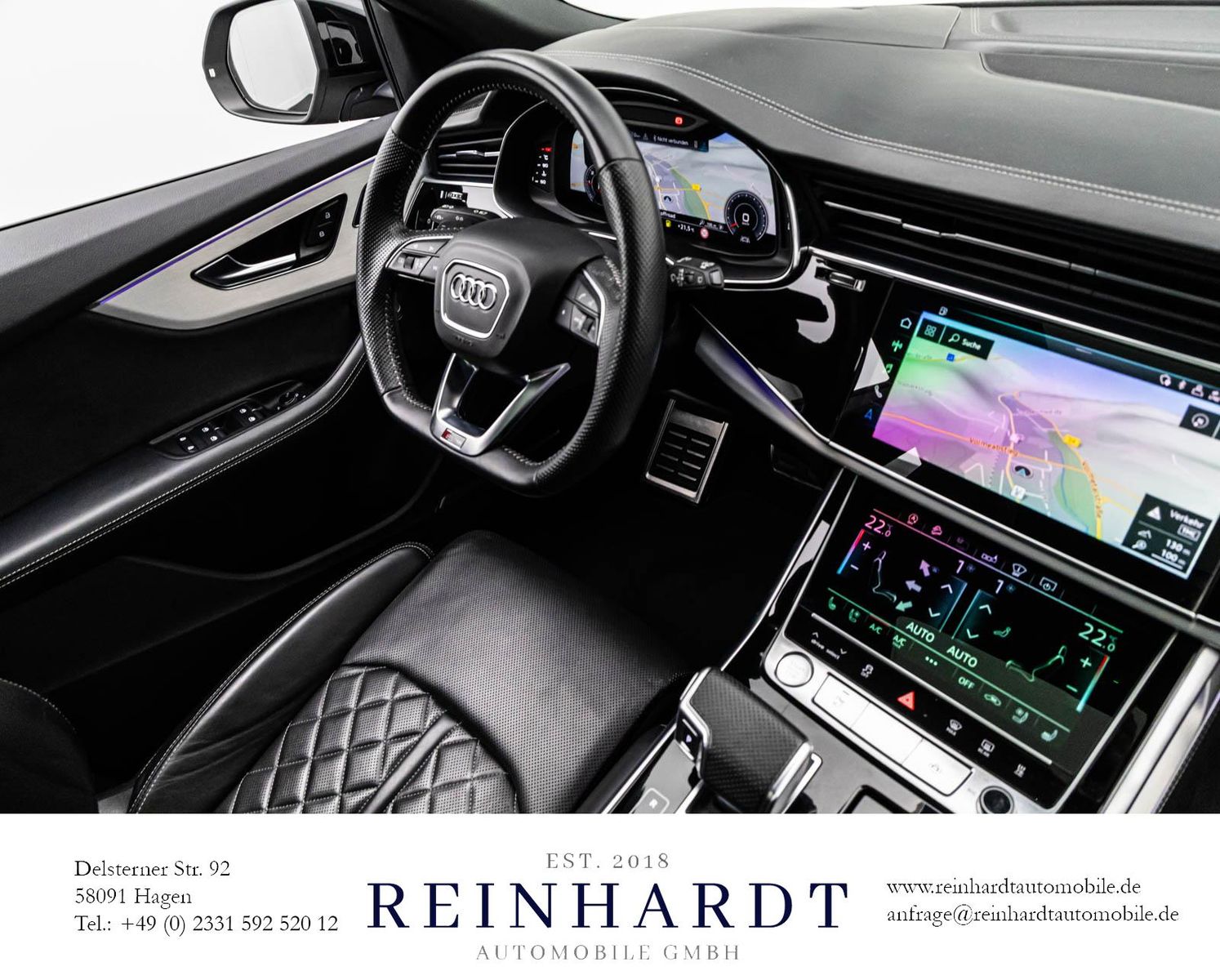 Audi Q8 50TDi Q 2x S LINE/BLACK/ACC/HuD/PANO/S-SITZE