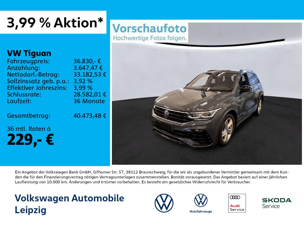 Volkswagen Tiguan 2.0 TDI R-Line 4M "Black Style" AHK*Pano