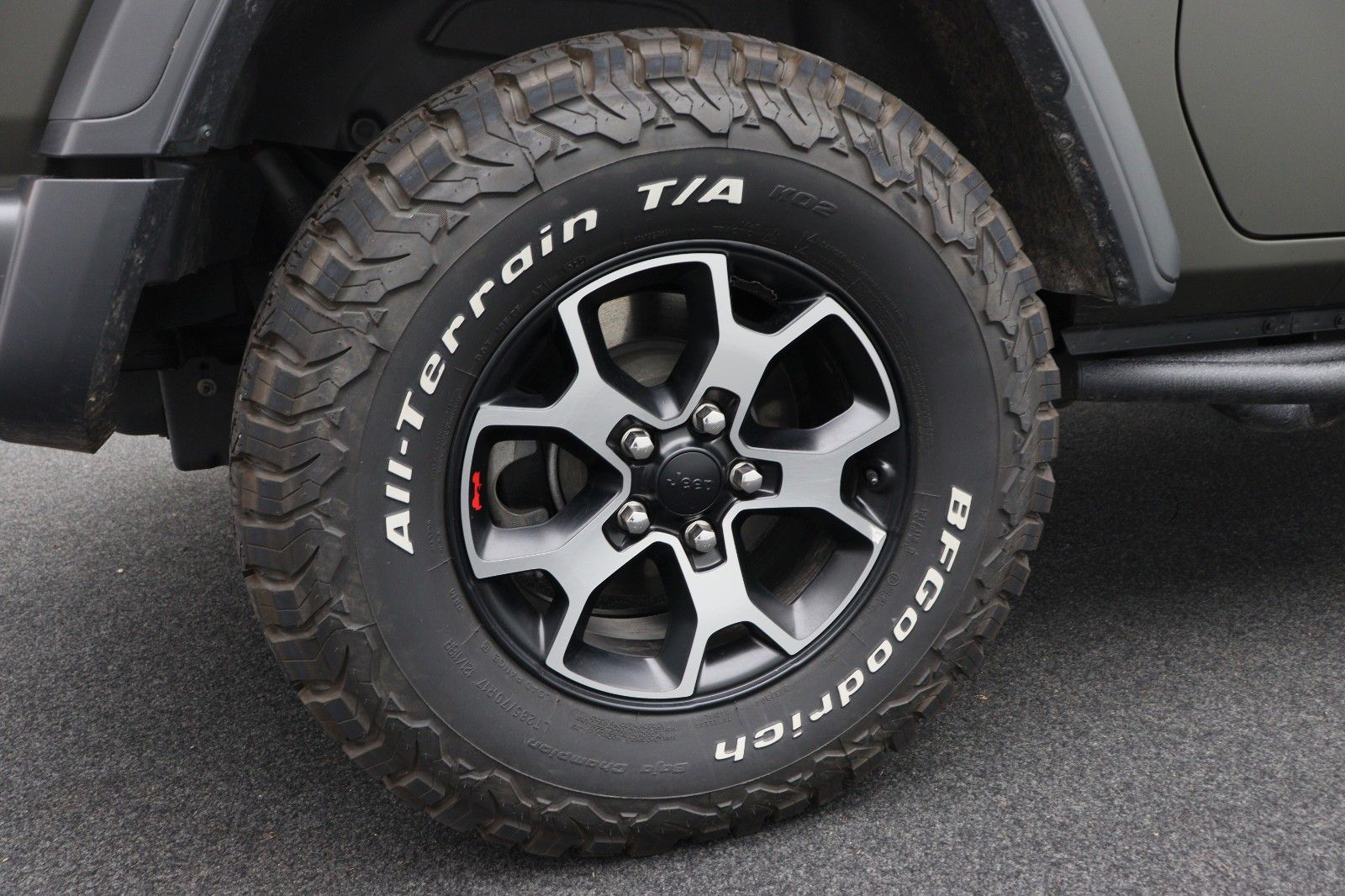 Jeep Wrangler Rubicon 2.2l CRDi grün Matt Lackierung