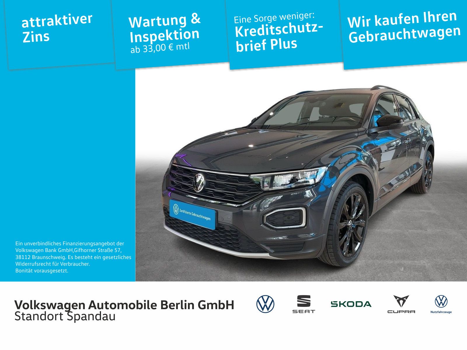 Volkswagen T-Roc 1.5 TSI Sport - Samsaru's Car Outlet