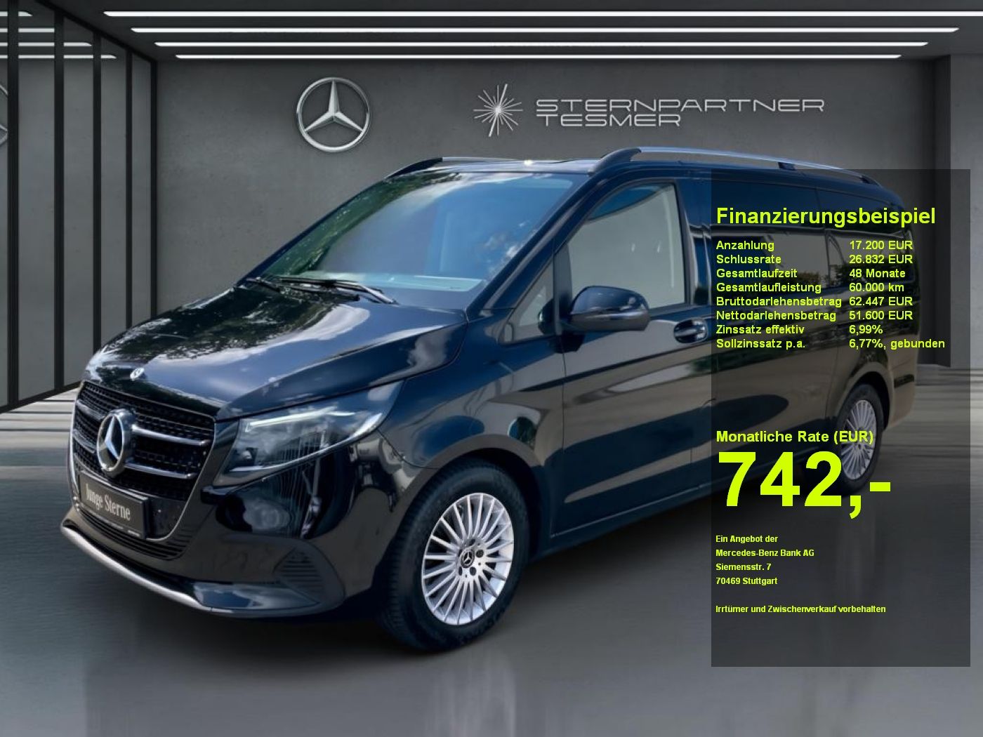 Mercedes-Benz V 300 d STYLE - Samsaru's Car Outlet