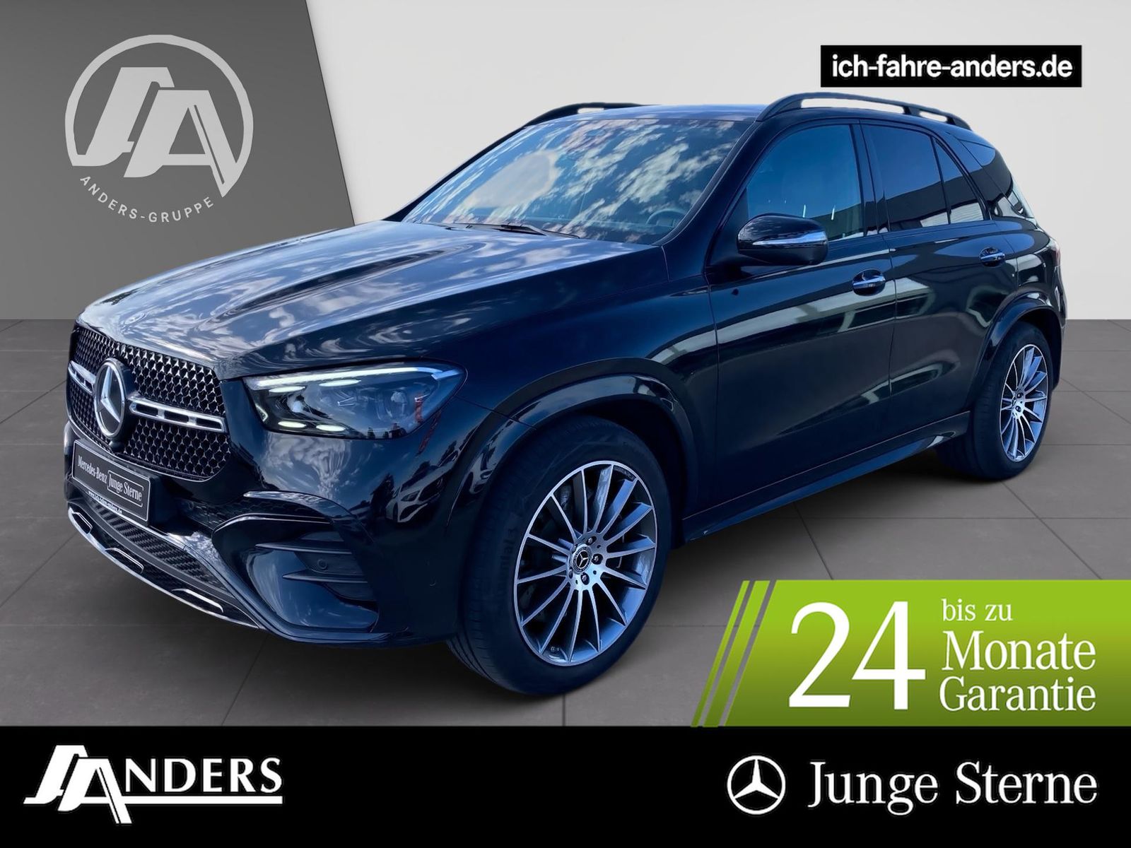 Mercedes-Benz GLE 450 d 4M AMG+Pano+AIRMATIC+AHK+Burm+Sitzklim