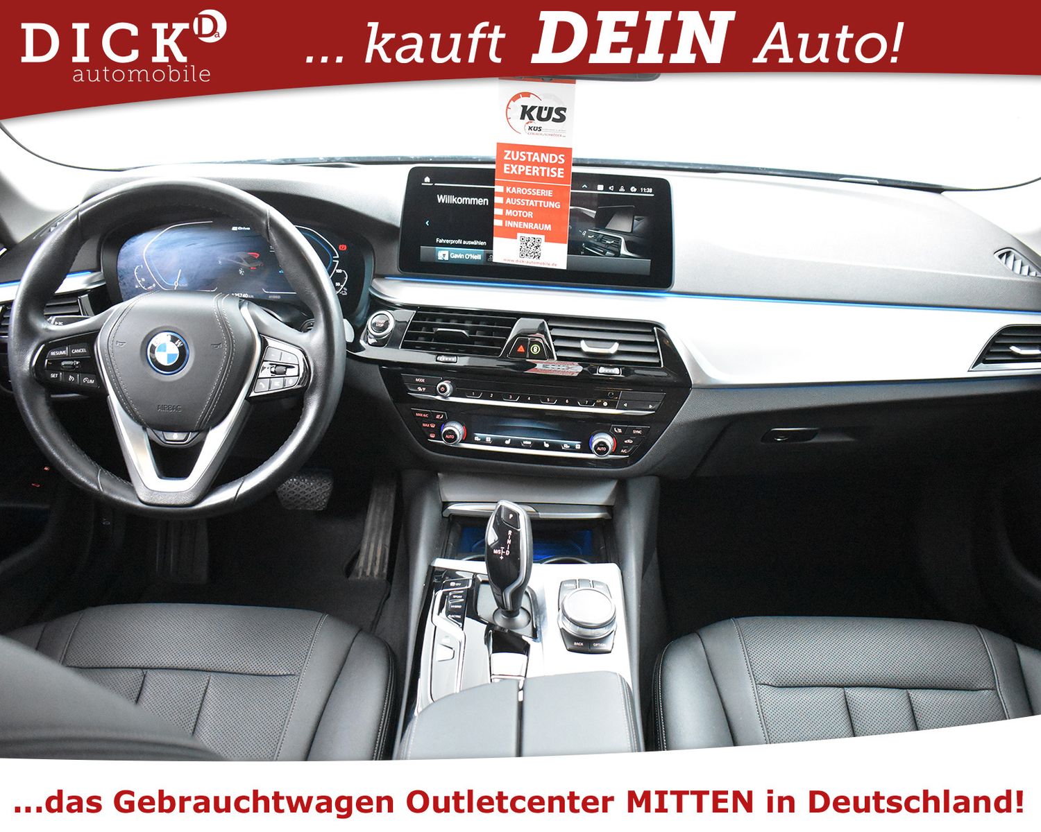BMW 530e xDrive VIRTU+PROF+HEADUP+LEDER+SHZ+KAM+M18"