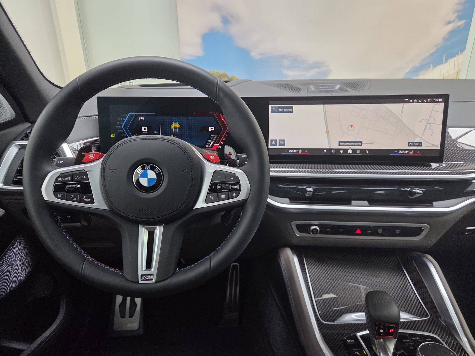 BMW X5 M Competition Matt AHK Sky B&W Carbon UPE196