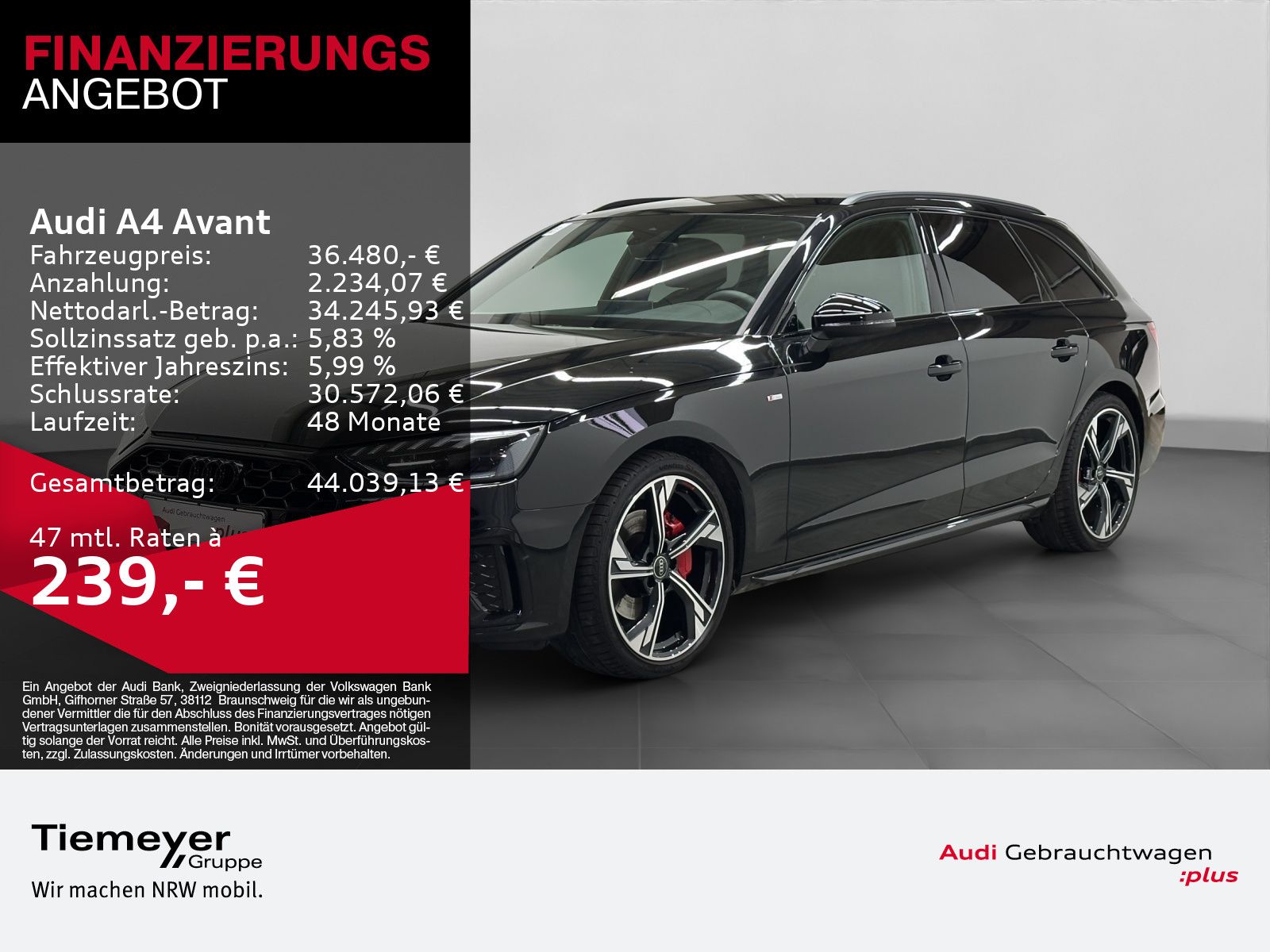 Audi A4 Avant 40 TFSI Q 2x S LINE NAVI+ VIRTUAL SPORT