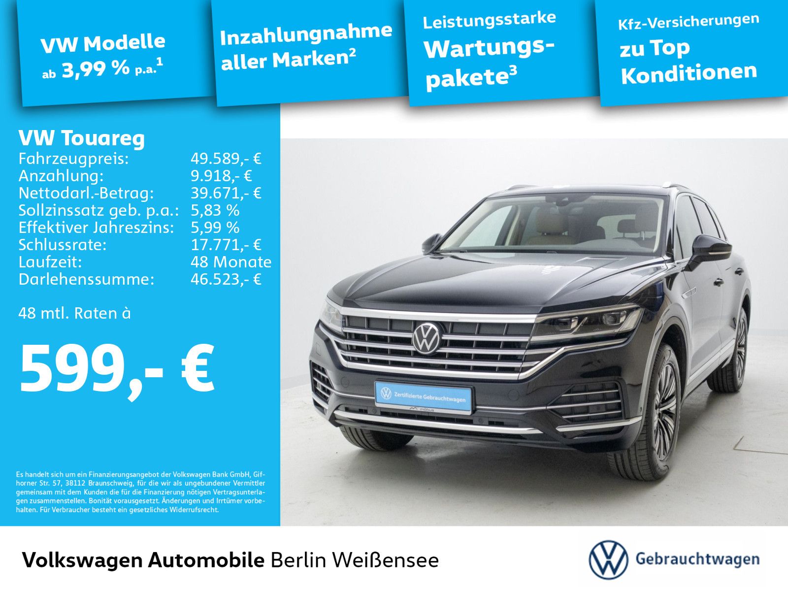 Volkswagen Touareg 3.0 V6 TDI Atmosphere 4M - Samsaru's Car Outlet
