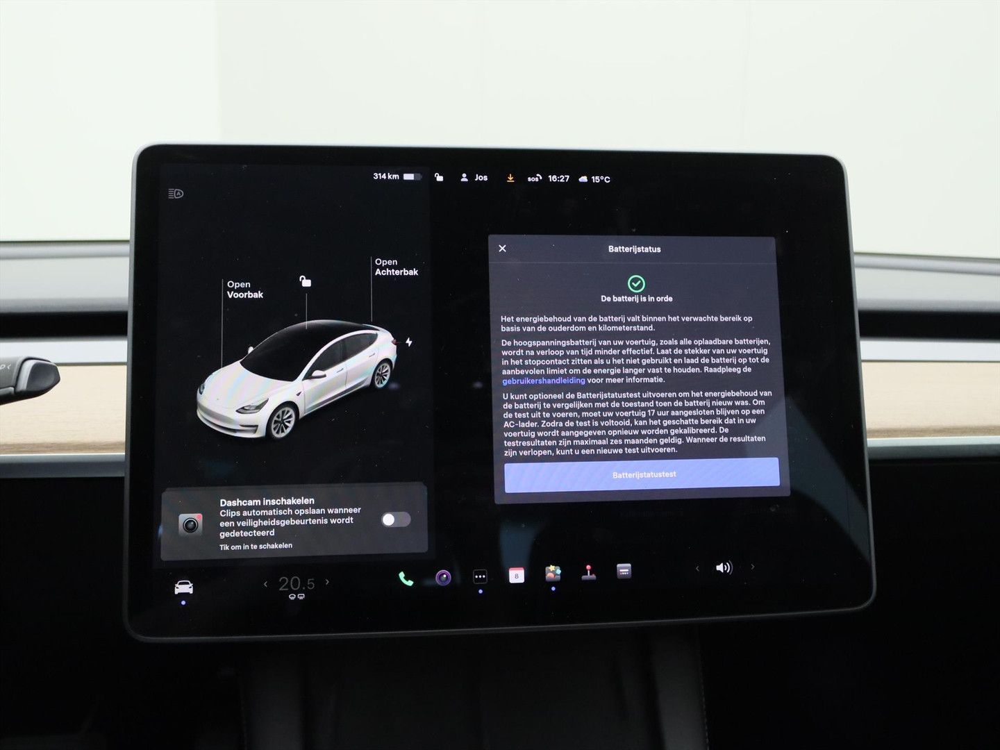 Tesla Model 3 Long-Range AWD 351pk 75 kWh 92% SoH FACE