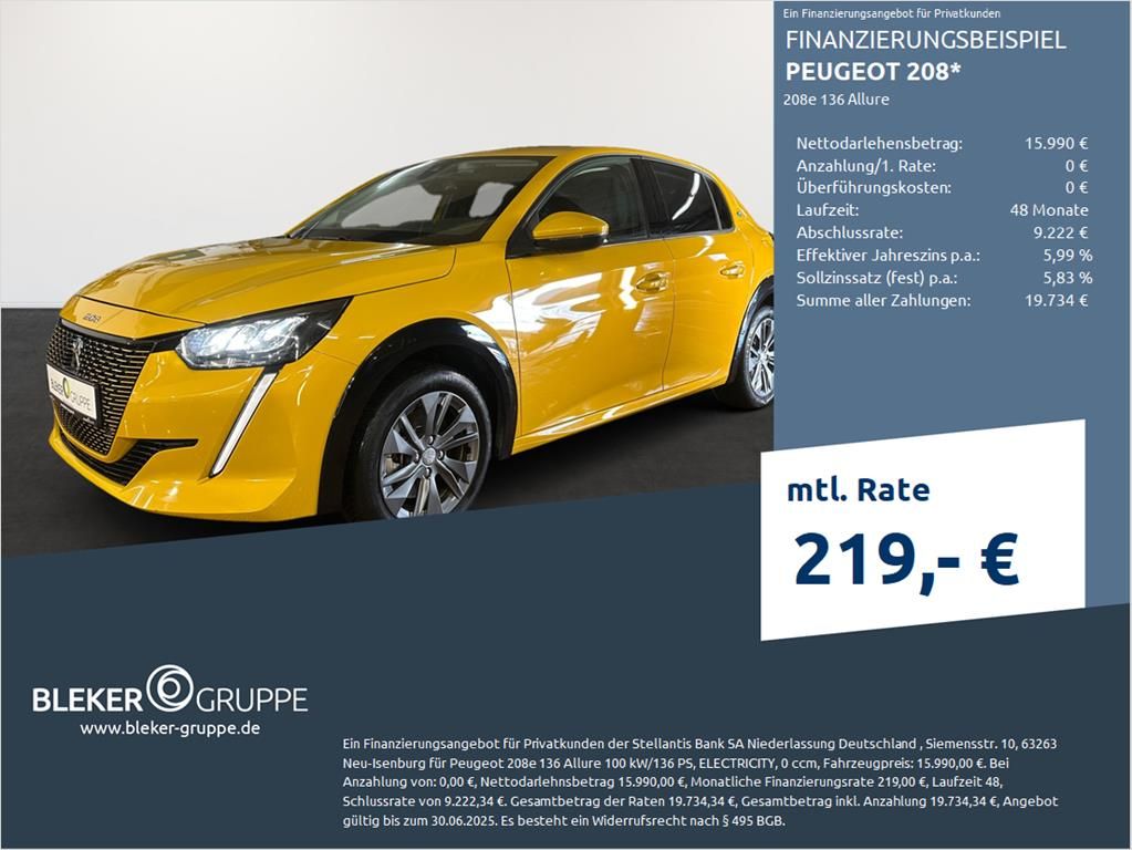 Peugeot e-208 Allure - Samsaru's Car Outlet