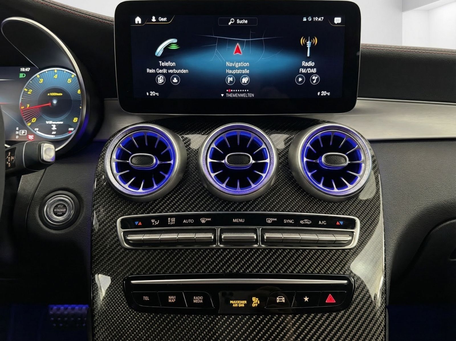 Mercedes-Benz GLC 63 S AMG Coupe 4M+ MEMORY/3D.BURM/HUD/MB100