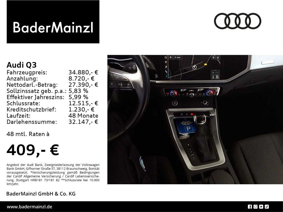 Audi Q3 40 TFSI quattro S tr - Samsaru's Car Outlet