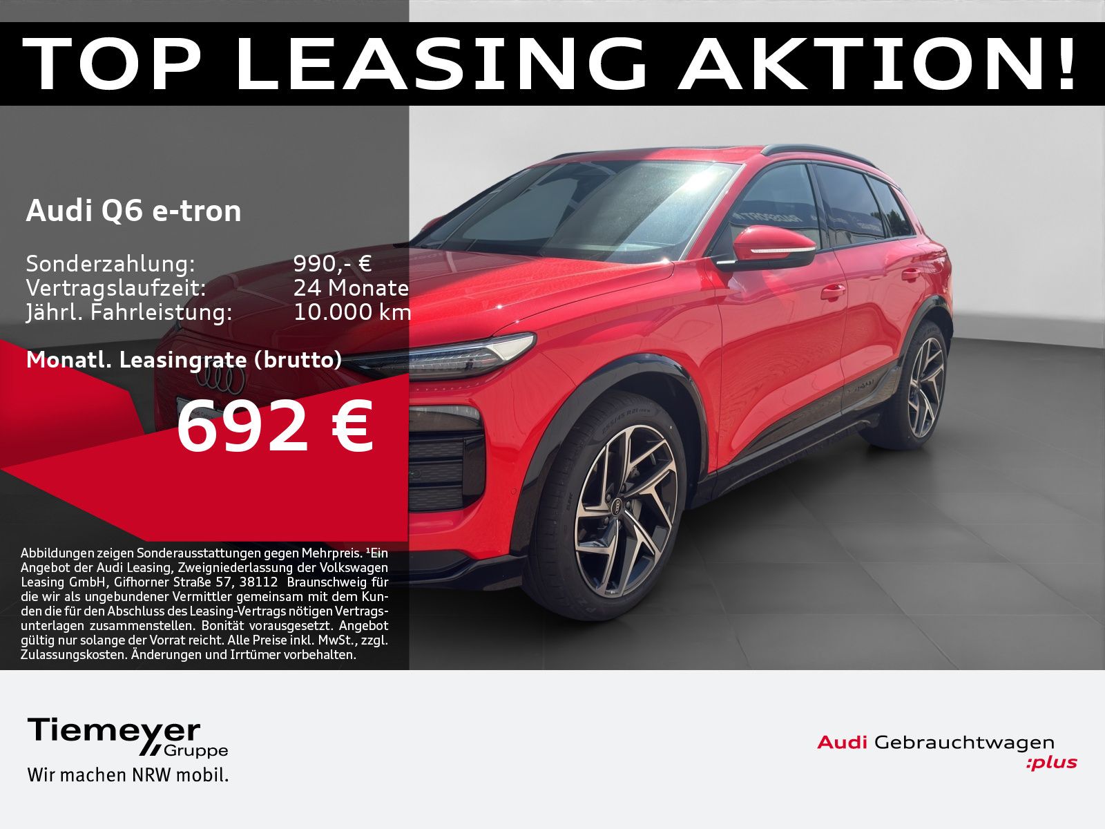 Audi Q6 e-tron Q S LINE LM21 PANO BuO AHK 360