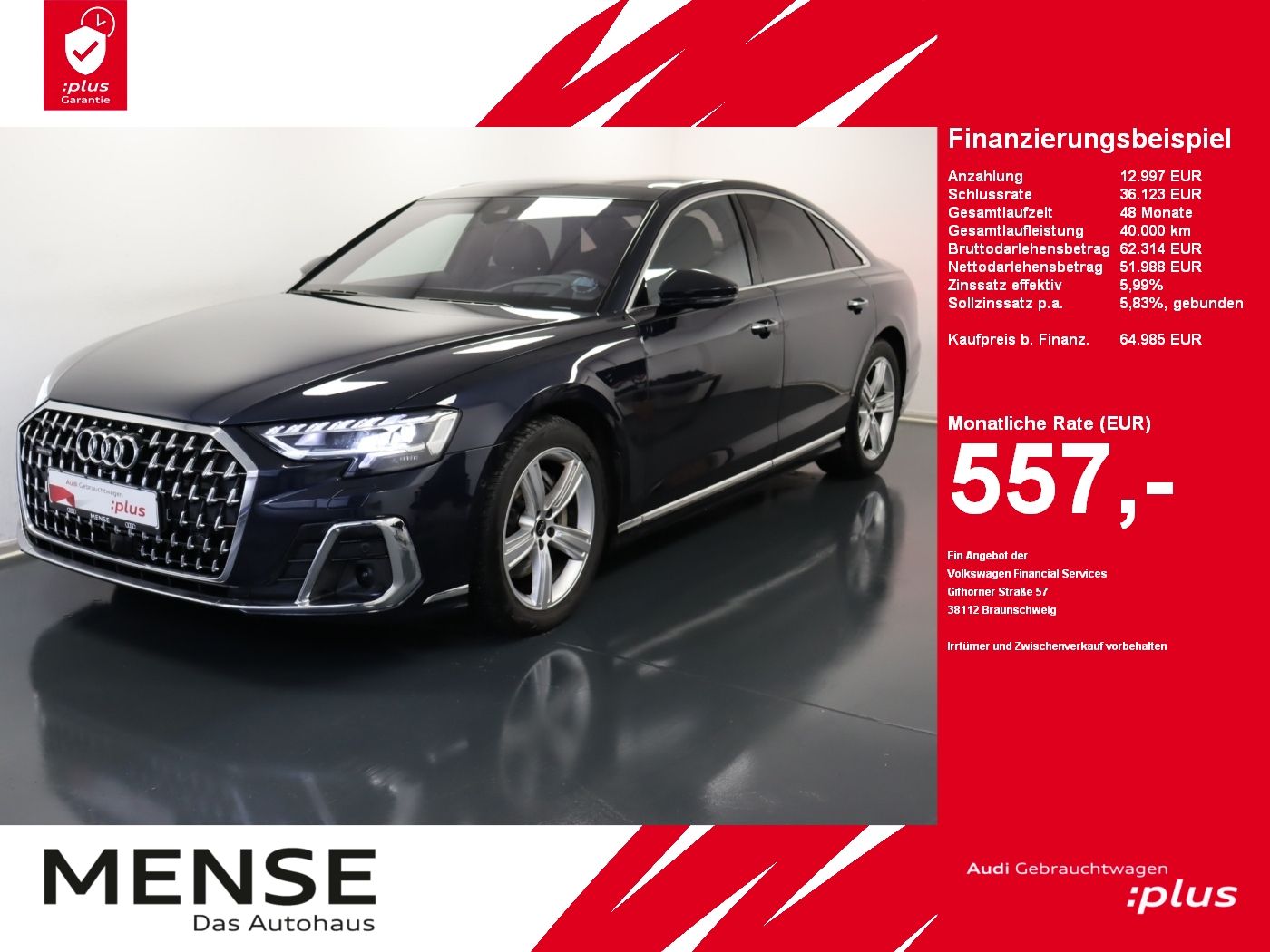 Audi A8 50 TDI quattro - Samsaru's Car Outlet