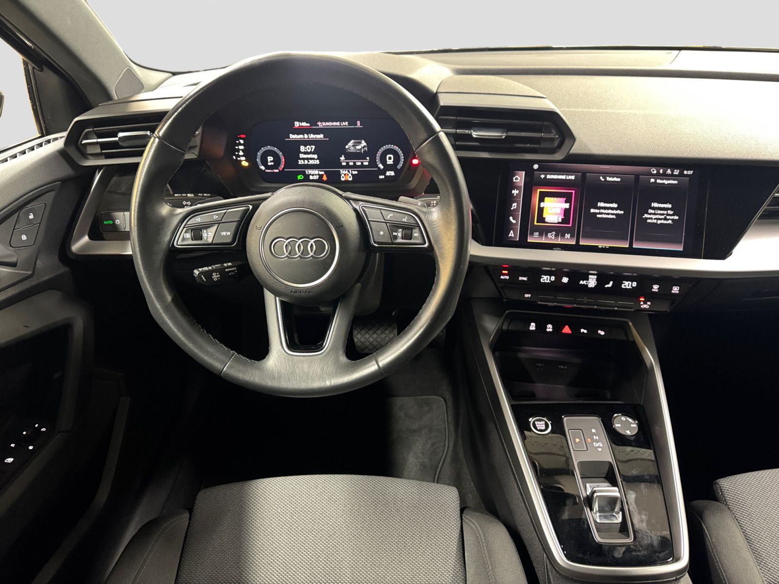 Audi A3 Sportback 35 TFSI S line Virtual CAM Carplay