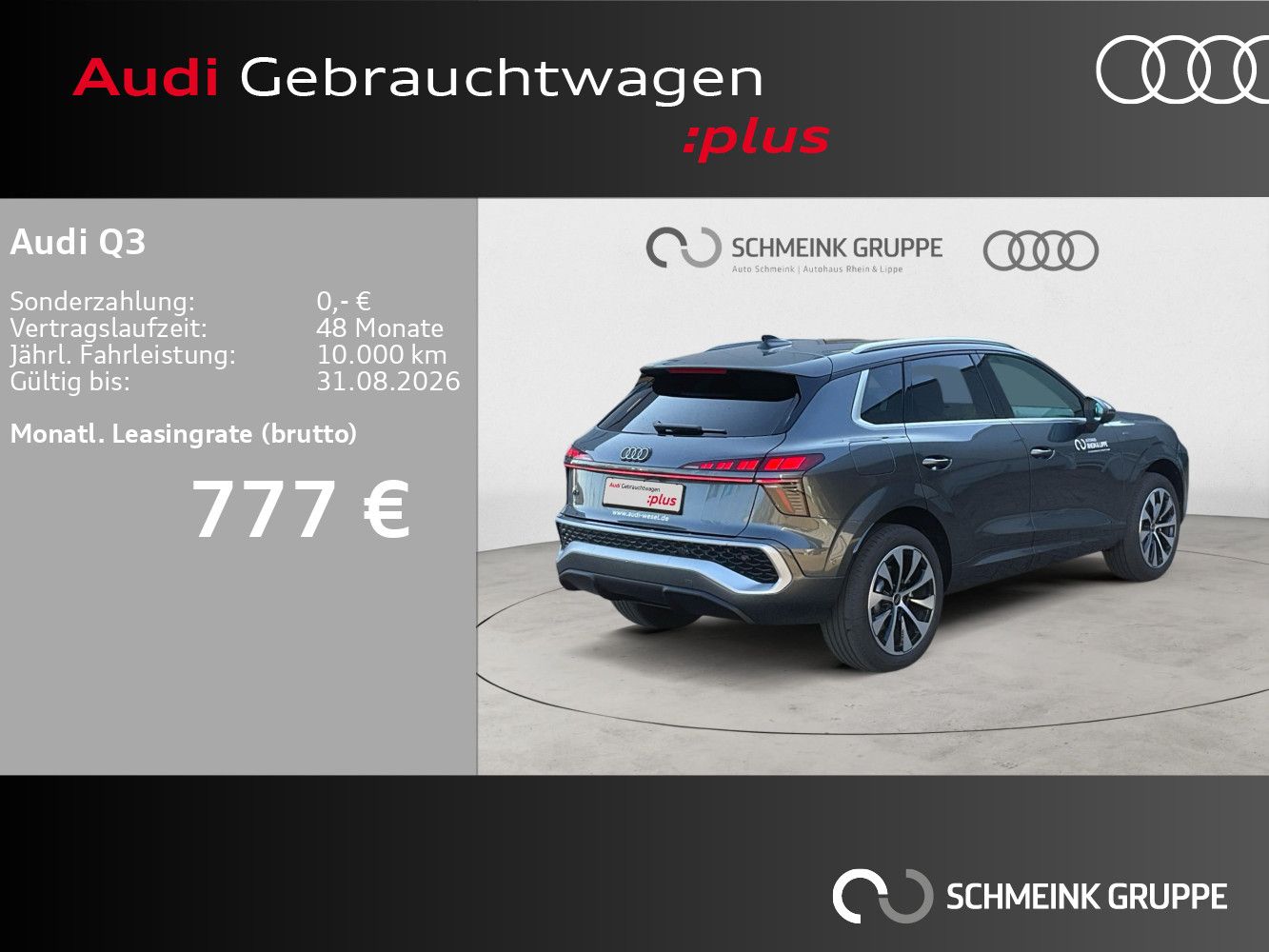 Audi Q3 SUV e-hybrid 2x S line MATRIX AHK HUD SONOS