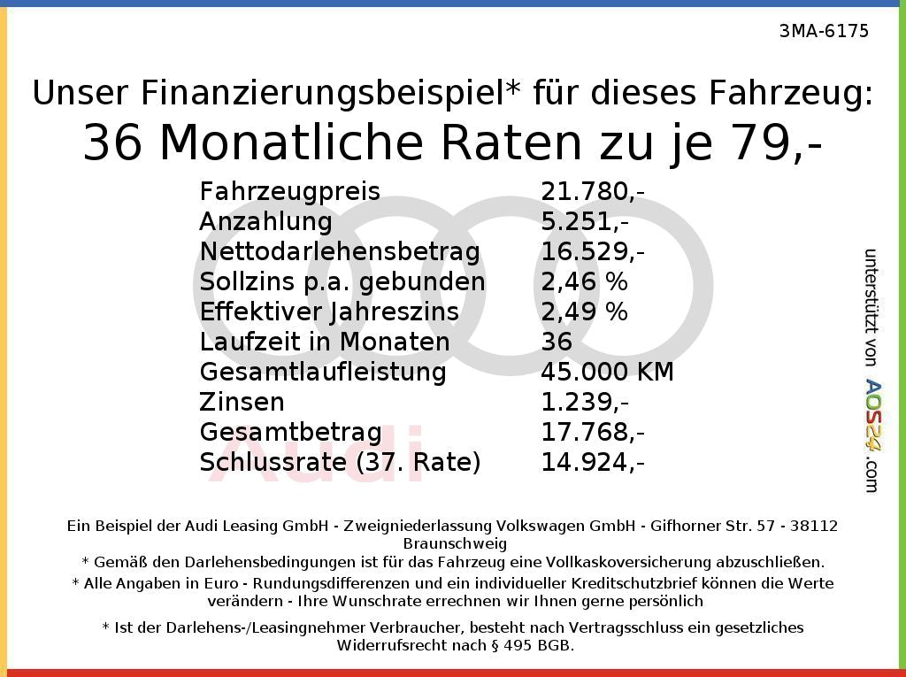 Audi A1 Sportback 25 TFSI S line MMI Spurhalteassi.