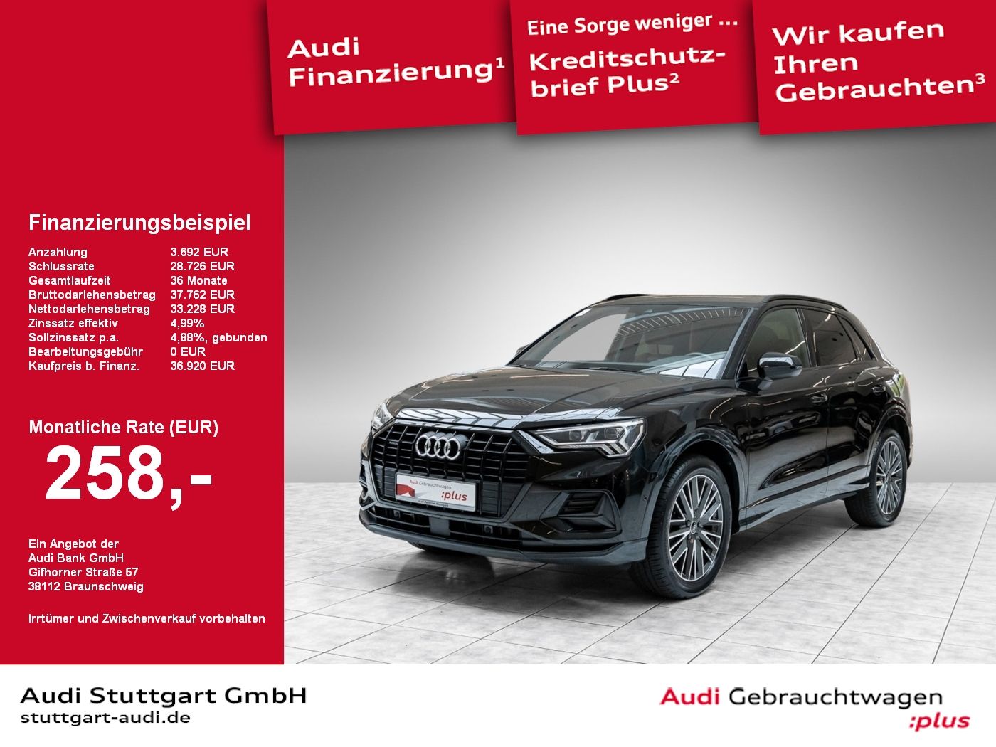 Audi Q3 35 TDI quattro S tronic - Samsaru's Car Outlet
