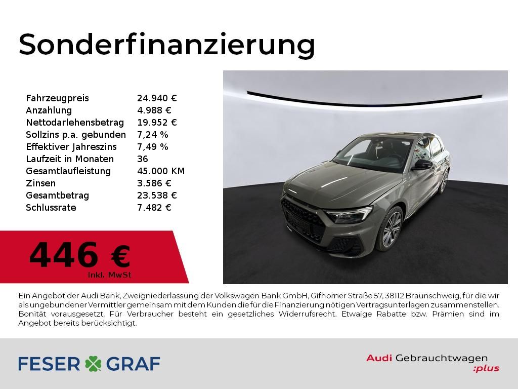 Audi A1 Sportback S line 30 TFSI S-tronic LED/KAMERA/