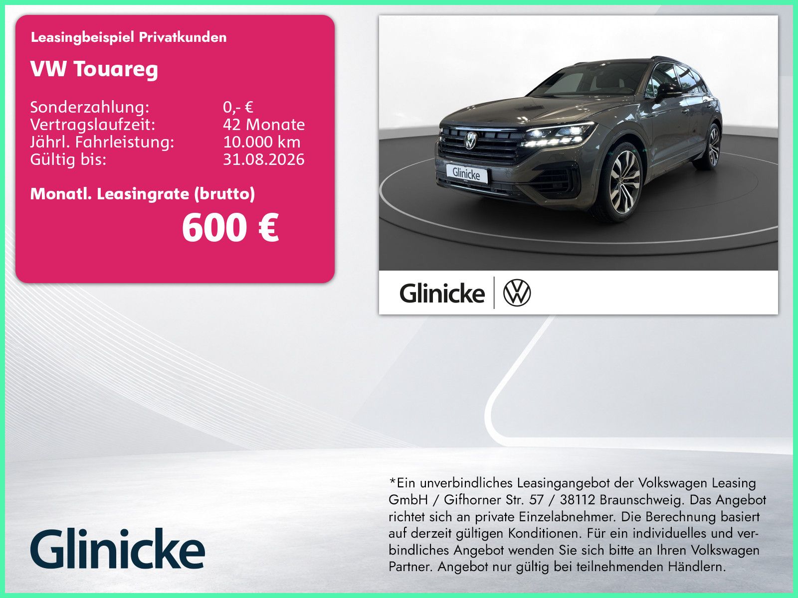 Volkswagen Touareg 3.0 TSI 4M R-Line Luft AHK Pano LM 21" L