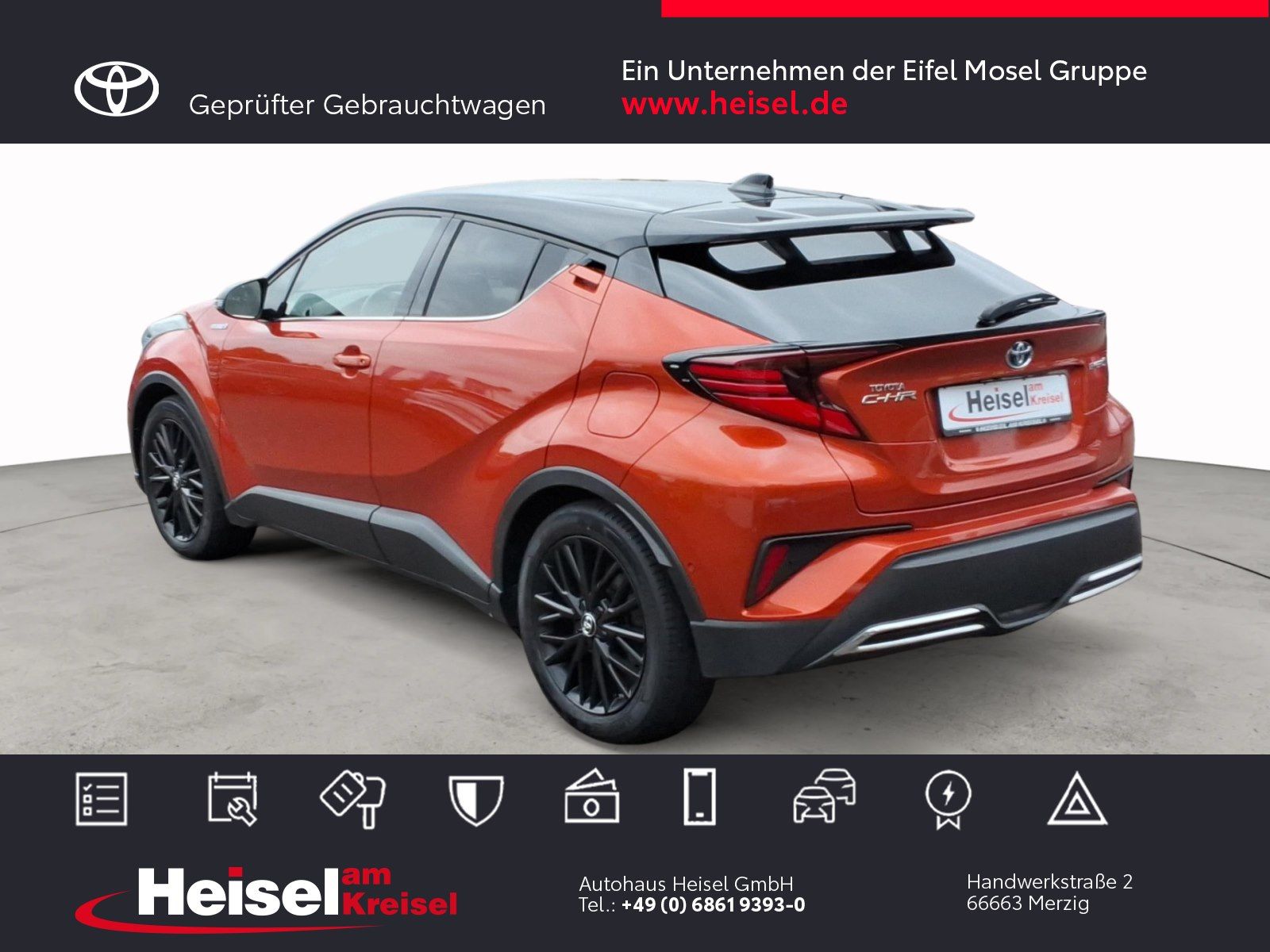 Toyota C-HR 2.0 Hybrid Orange Edition - Samsaru's Car Outlet