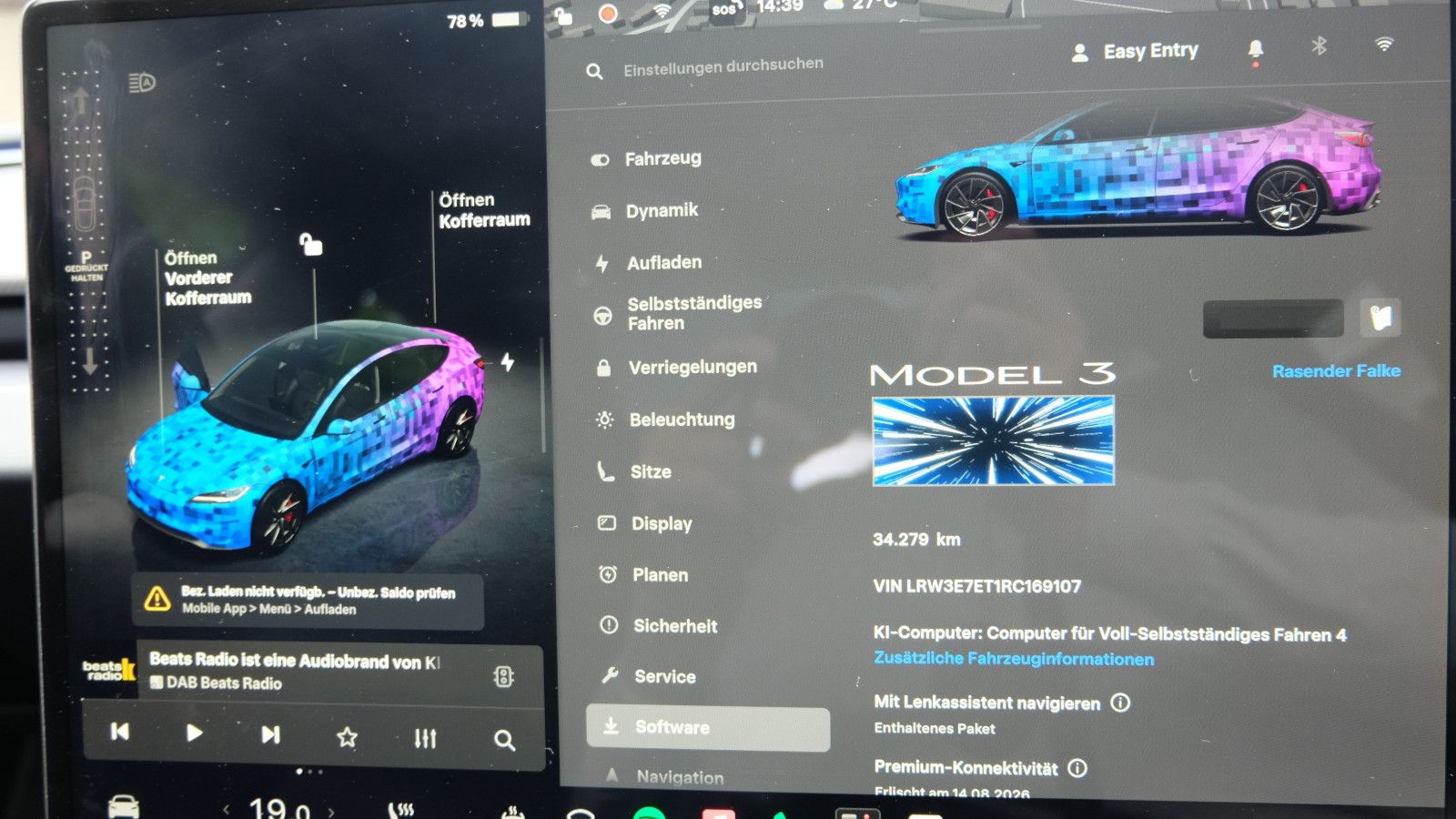 Tesla Model 3 Performance Dual Motor AWD, LM 20"