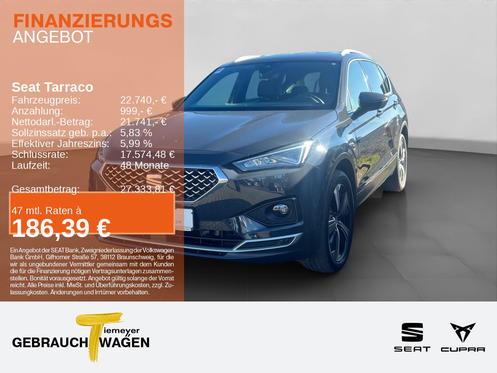 Seat Tarraco eHYBRID XPERIENCE AHK LED PDC+ KAMERA LM