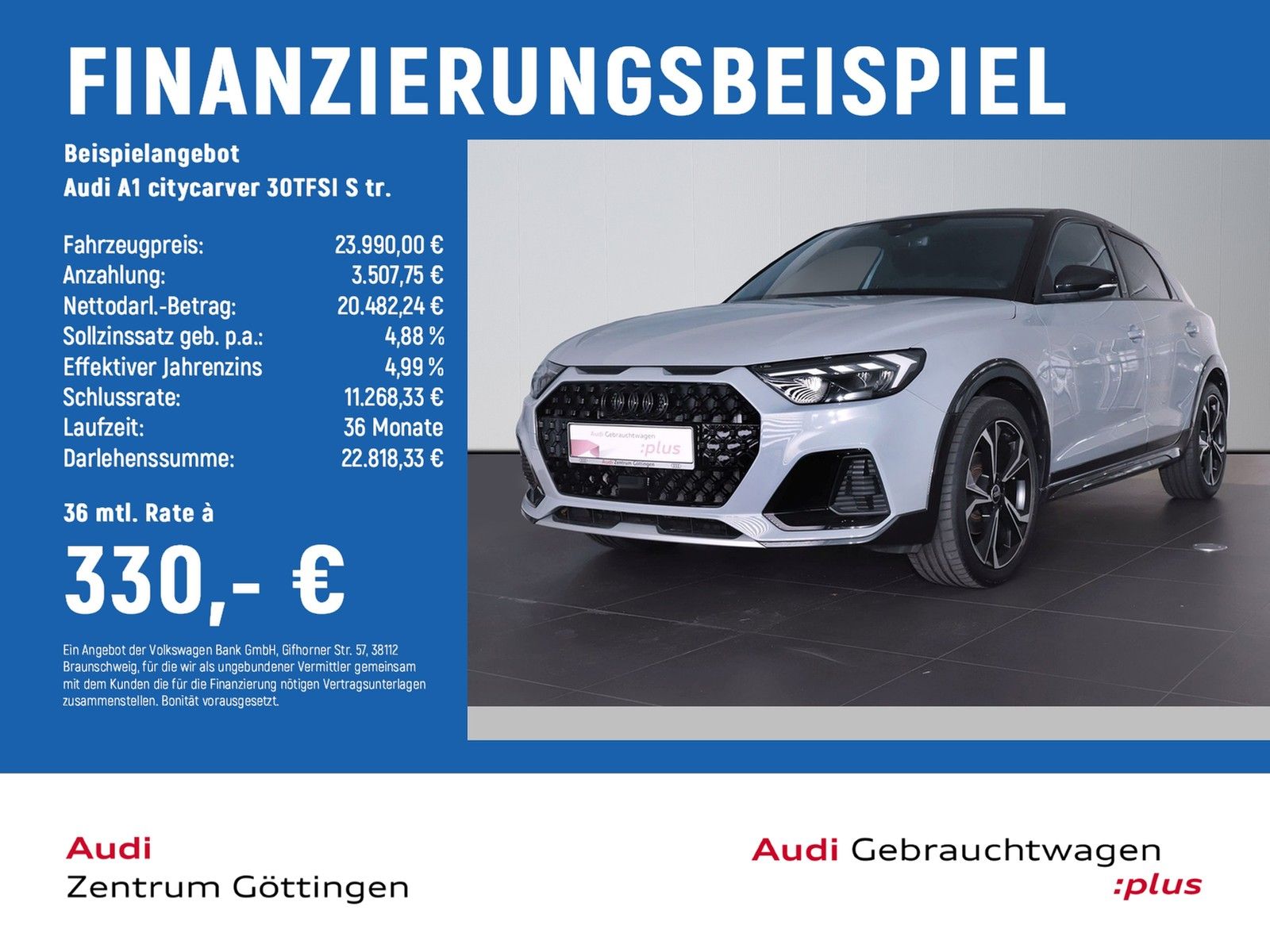 Audi A1 citycarver 30TFSI S tr. edition one ACC+OPTIK