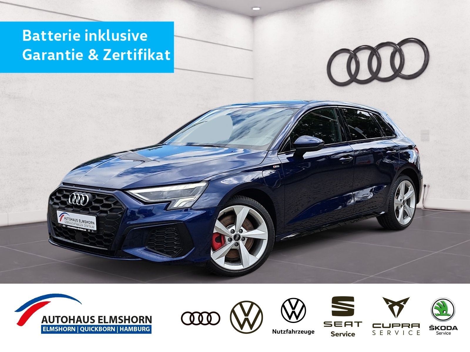 Audi A3 Sportback S line 45 TFSIe S tronic NAV KAM LE