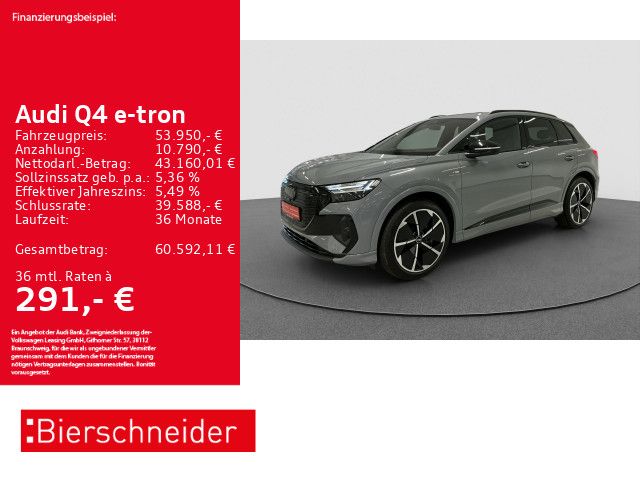 Audi Q4 50 e-tron qu 2x S-Line AHK MATRIX PANO AR-HuD