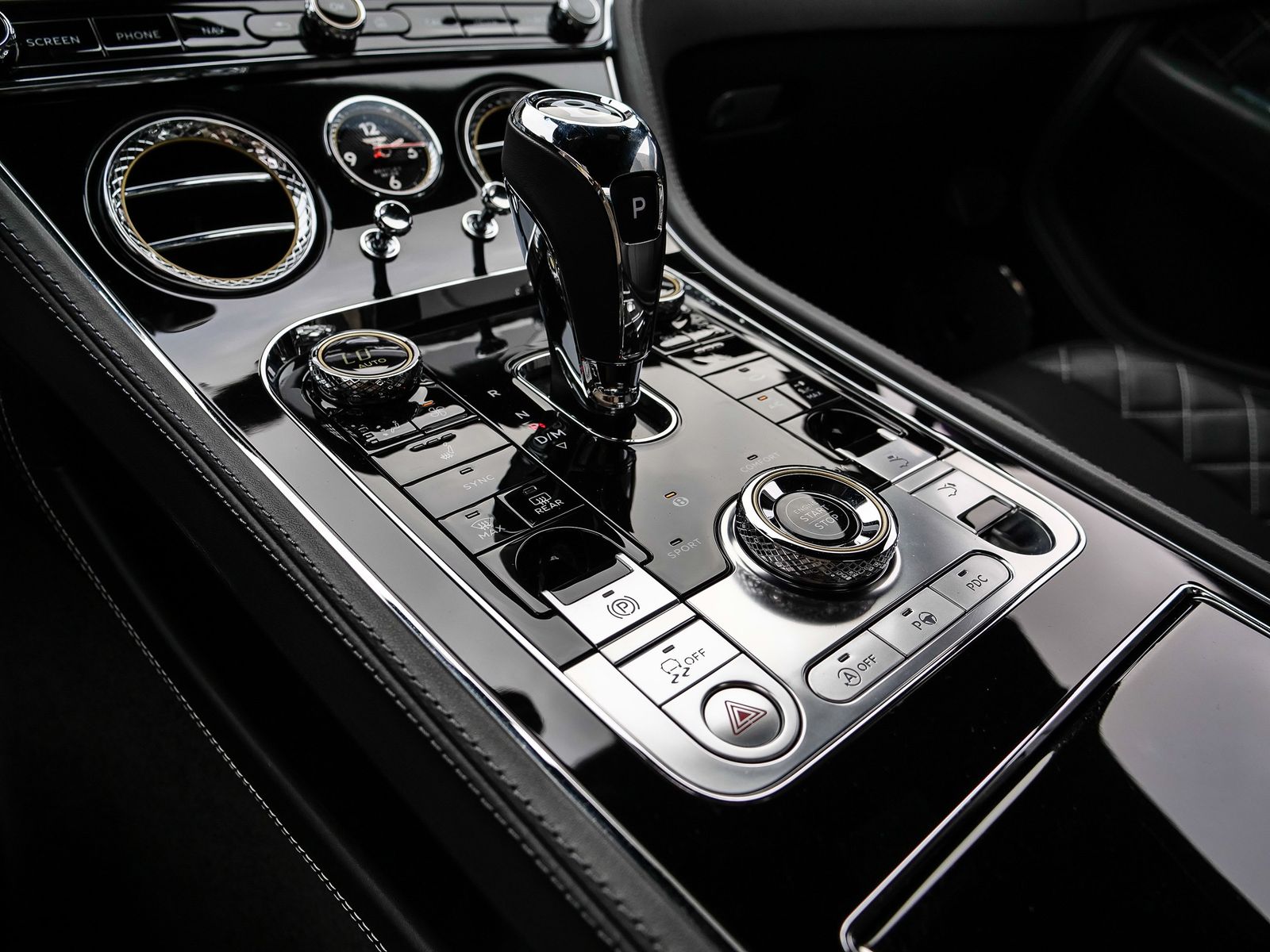 Bentley Continental GT W12 Speed Onyx, Diamond Knurling